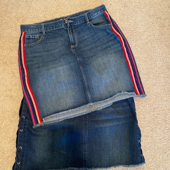 Girl's Bundle Jean Skirts - Picture 1 of 6